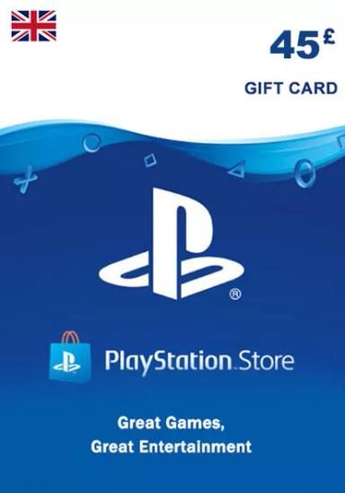 UK PSN 45 GBP Gift Card cover image