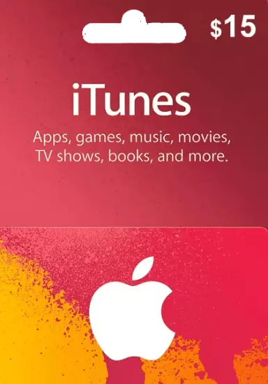 iTunes USA 15 USD Gift Card cover image