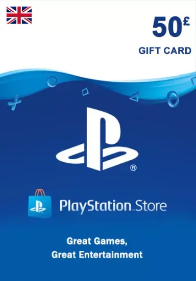UK PSN 50 GBP Gift Card cover image