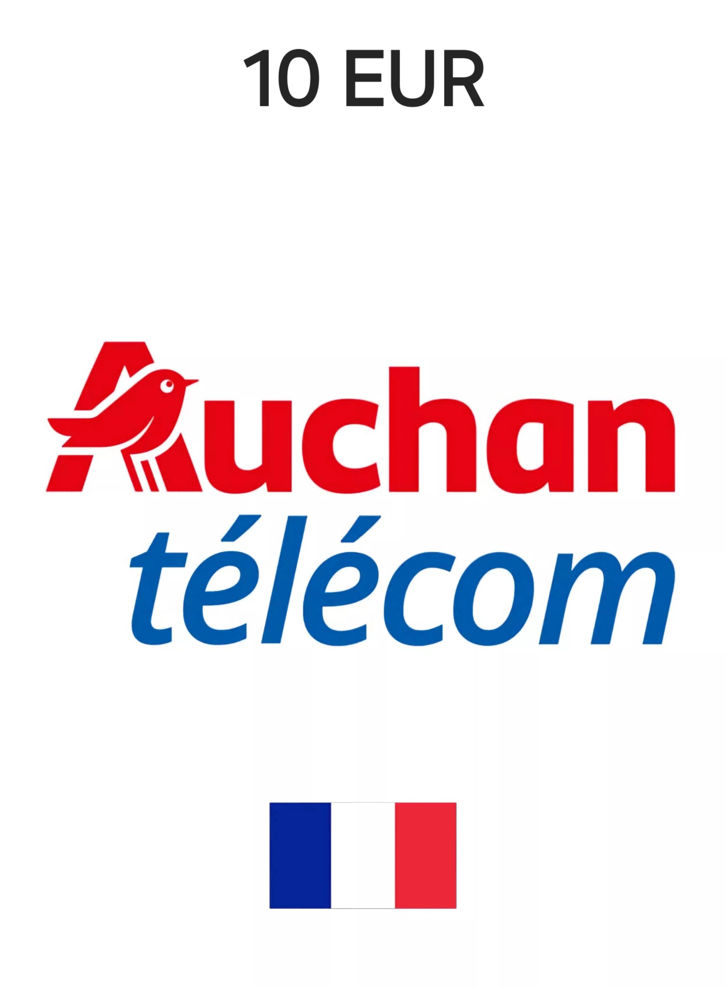 Auchan Télécom France 10 EUR Gift Card cover image