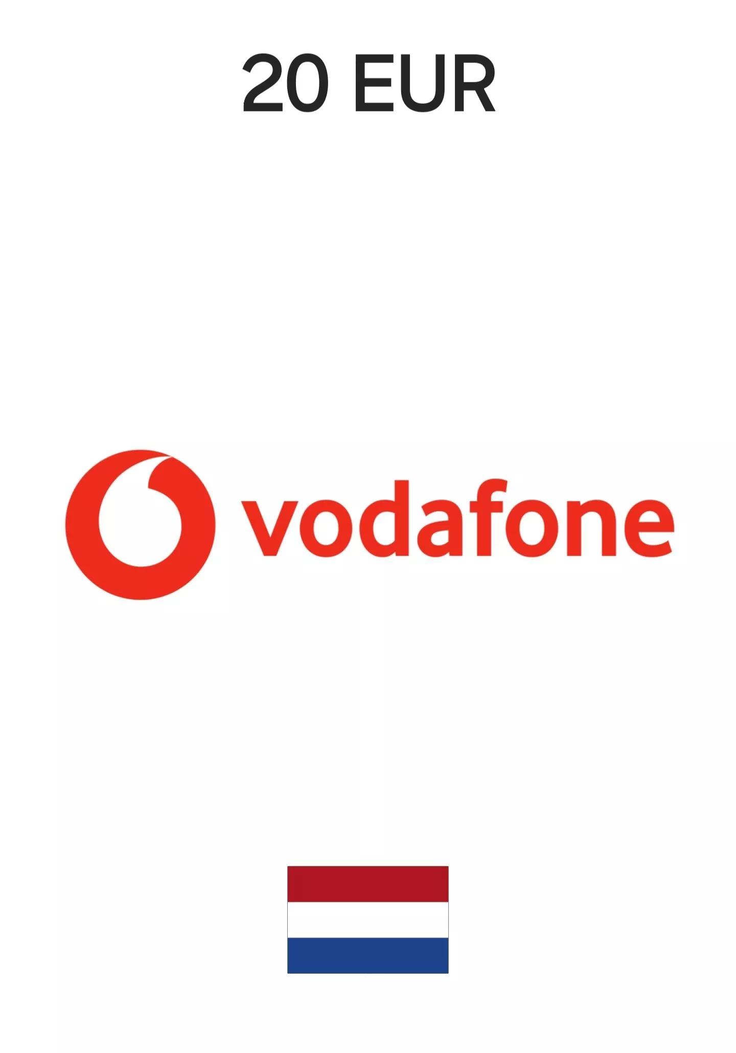 Vodafone Netherlands 20 EUR Gift Card cover image