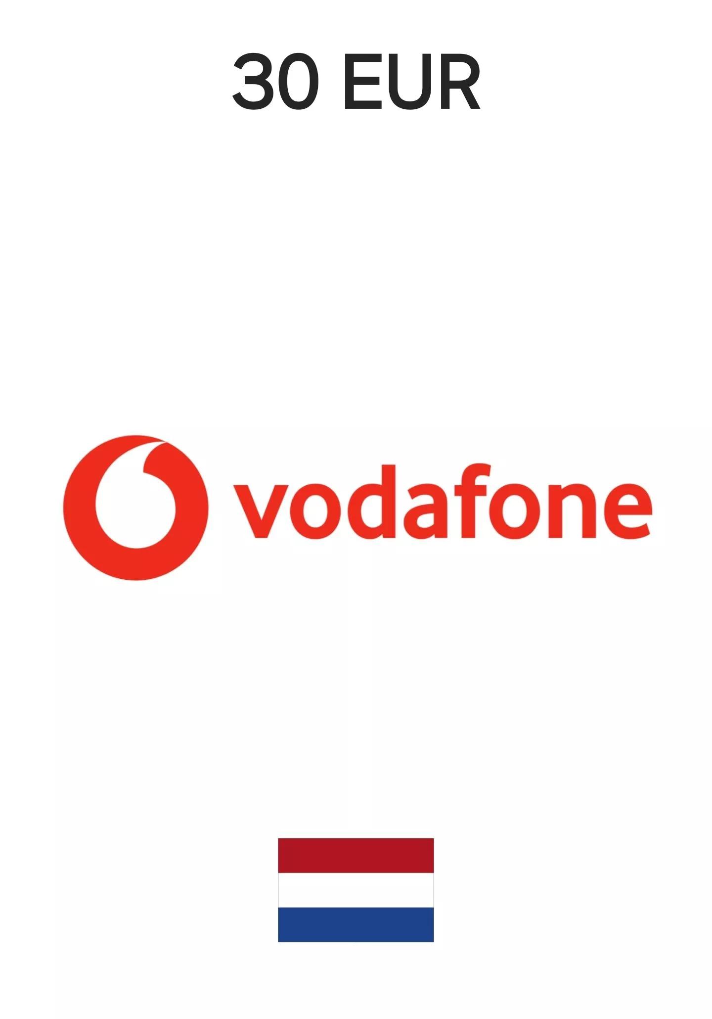 Vodafone Netherlands 30 EUR Gift Card cover image