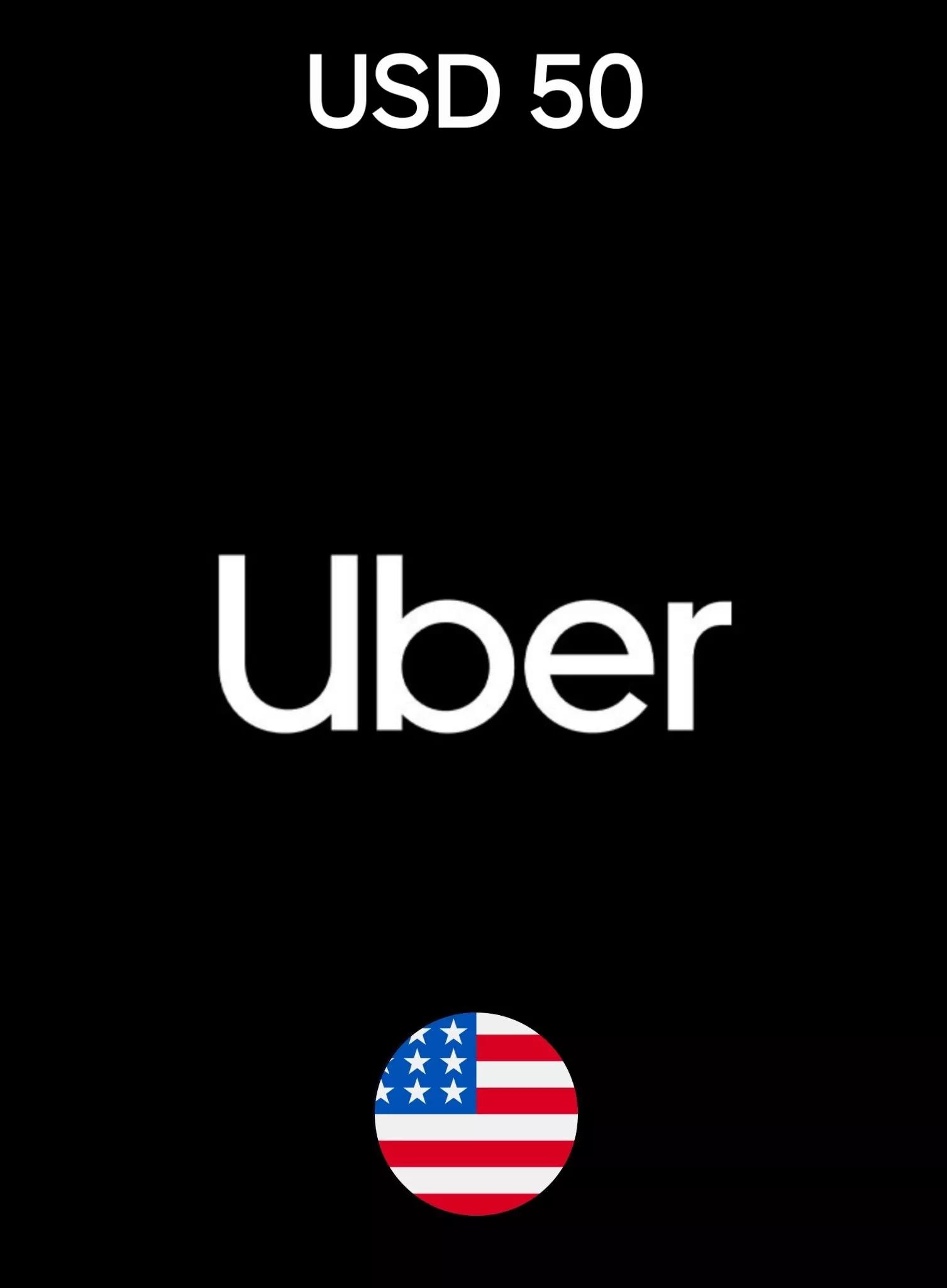 Uber USA 50 USD Gift Card cover image