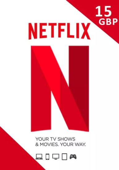 UK Netflix Gift Card 15 GBP cover image