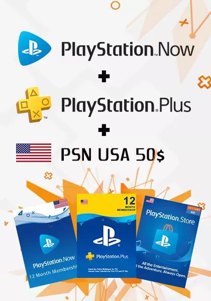 Playstation Plus - 12 Month Subscription USA, PSN