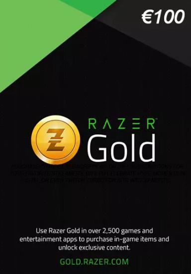 EU Razer Gold 100 Euro Gift Card  cover image