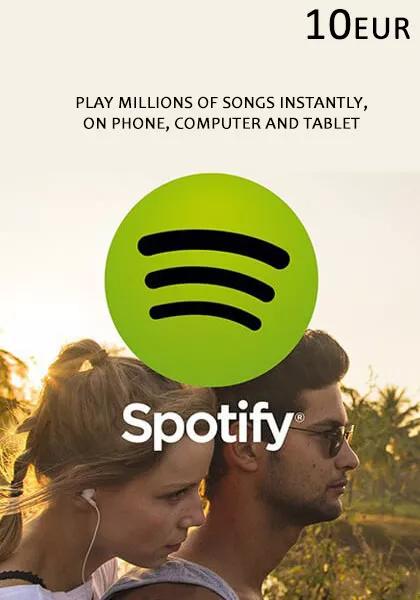 Buy Germany Spotify 10€ Gift Card game Online