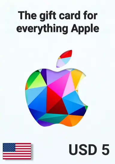 Apple iTunes USA 5 USD Gift Card cover image