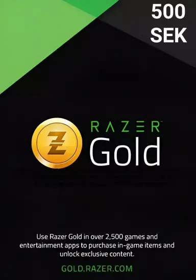 Razer Gold 500 SEK Gift Card cover image