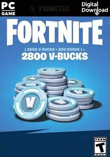 Fortnite 25 USD - 2800 V Bucks (PC) cover image