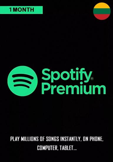 Spotify 1 Month LT Gift Card cover image
