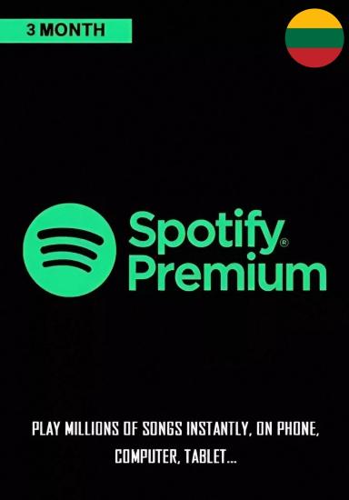 Spotify 3 Months LT Gift Card cover image