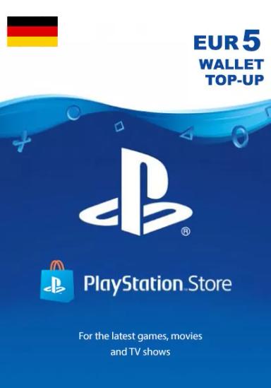 Germany PSN 5 EUR Gift Card cover image