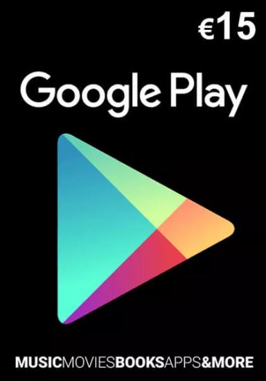 Google Play 15 Euro Gift Card cover image