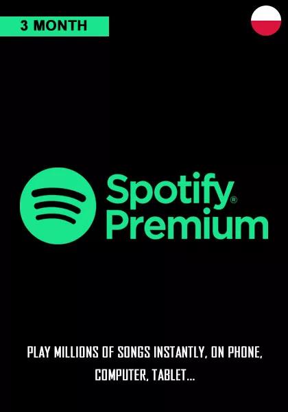 Buy Poland Spotify Premium 3 Month Membership game Online