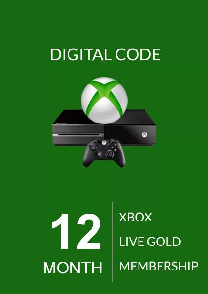 Xbox Live Gold 12 Month Membership (Global)