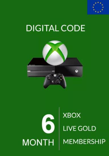 EU Xbox Live Gold 6 Month Membership cover image