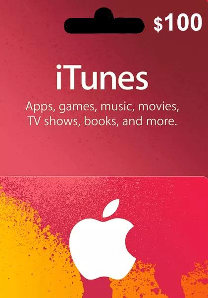 iTunes USA 100 USD Gift Card
