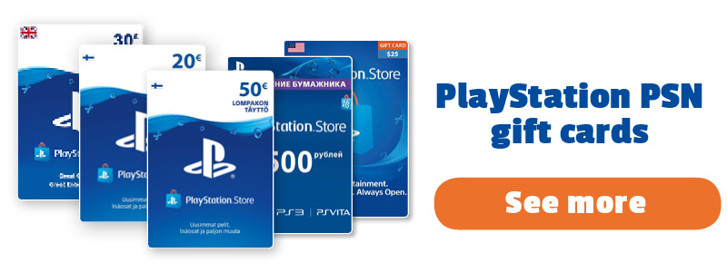 PlayStation Network Prepaid Gaming Cards for sale