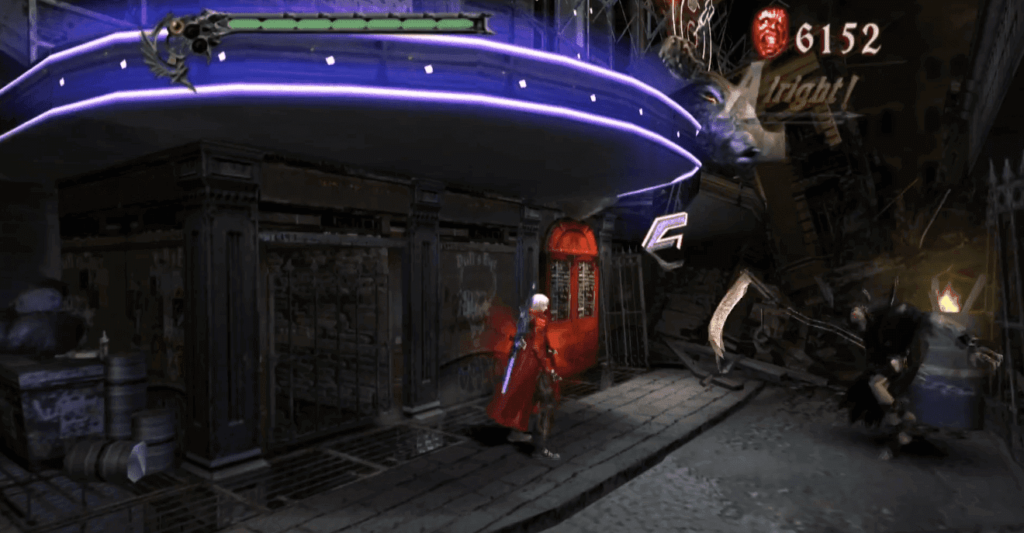 screenshot from devil may cry 3 for ps2