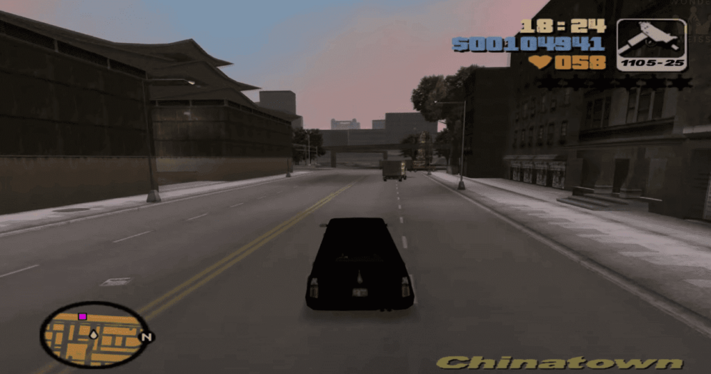 screenshot from grand theft auto 3 for ps2