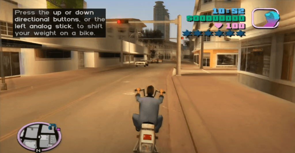 screenshot from grand theft auto vice city for ps2