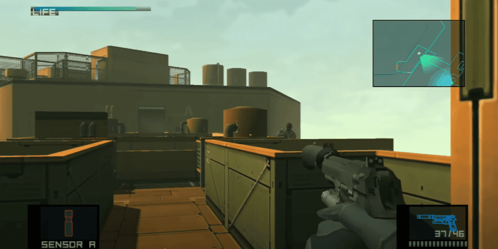 screenshot for metal gear solid 2 sons of liberty for ps2