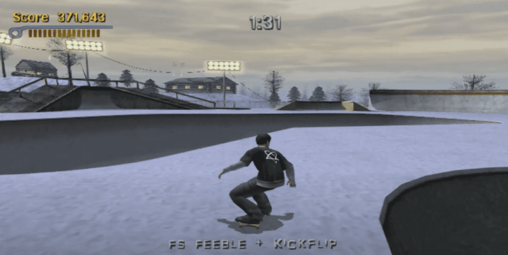 screenshot from tony hawk's pro skater 3 for ps2