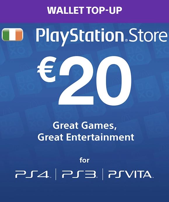 Ireland PSN 20 EUR Gift Card | Delivery 