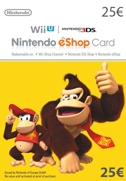 bloed Karakteriseren toeter EU Nintendo 25 Euro eShop Gift Card | Code straight to your email