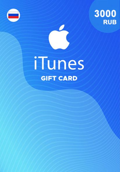 iTunes RUS ₽3000 Gift Card | Save off RRP and buy digitally