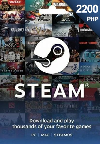 Philippines Steam 2200 PHP Gift Card 24 7 Delivery philippines-steam-2200-php-gift-card-24-7-delivery