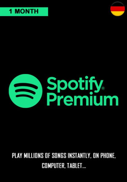 Germany Spotify Premium 1 Month Membership | Punktid.com