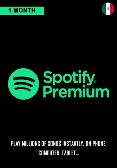 Mexico Spotify Premium 1 Month Membership | 24/7 Delivery