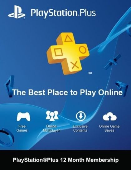 playstation plus 12 month