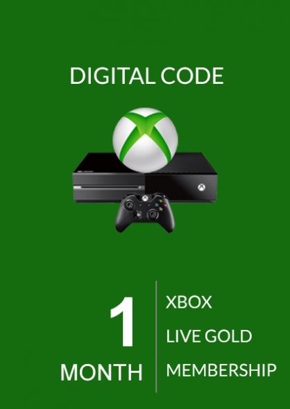 Tijdreeksen Volharding Seizoen Xbox Live Gold 1 Month Membership | Instant delivery