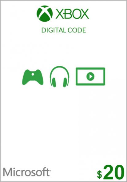 USA Xbox 20 Dollar Gift Card (Xbox One & 360) | Delivery 24/7