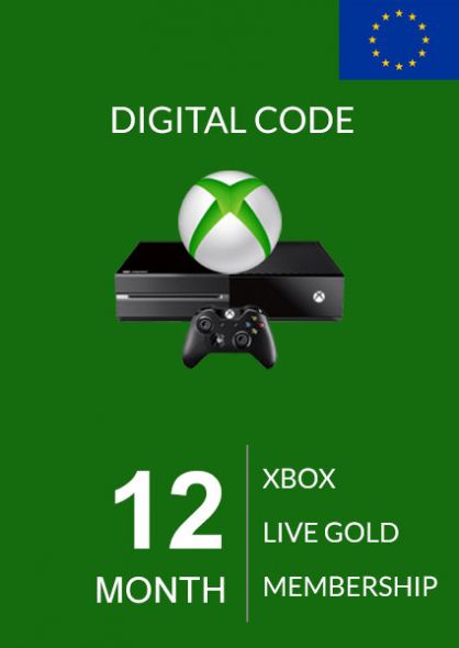 xbox live gold 12 month subscription