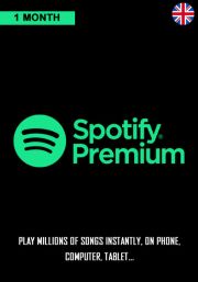 UK Spotify Premium 1 Month Membership