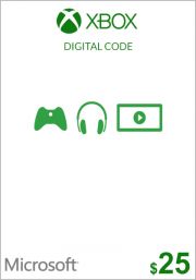 xbox 25 digital code