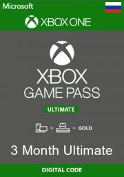 Russia Xbox Game Pass Ultimate 3 Month Membership  (Xbox One & PC)