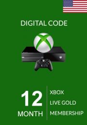 xbox live gold 12 month usa
